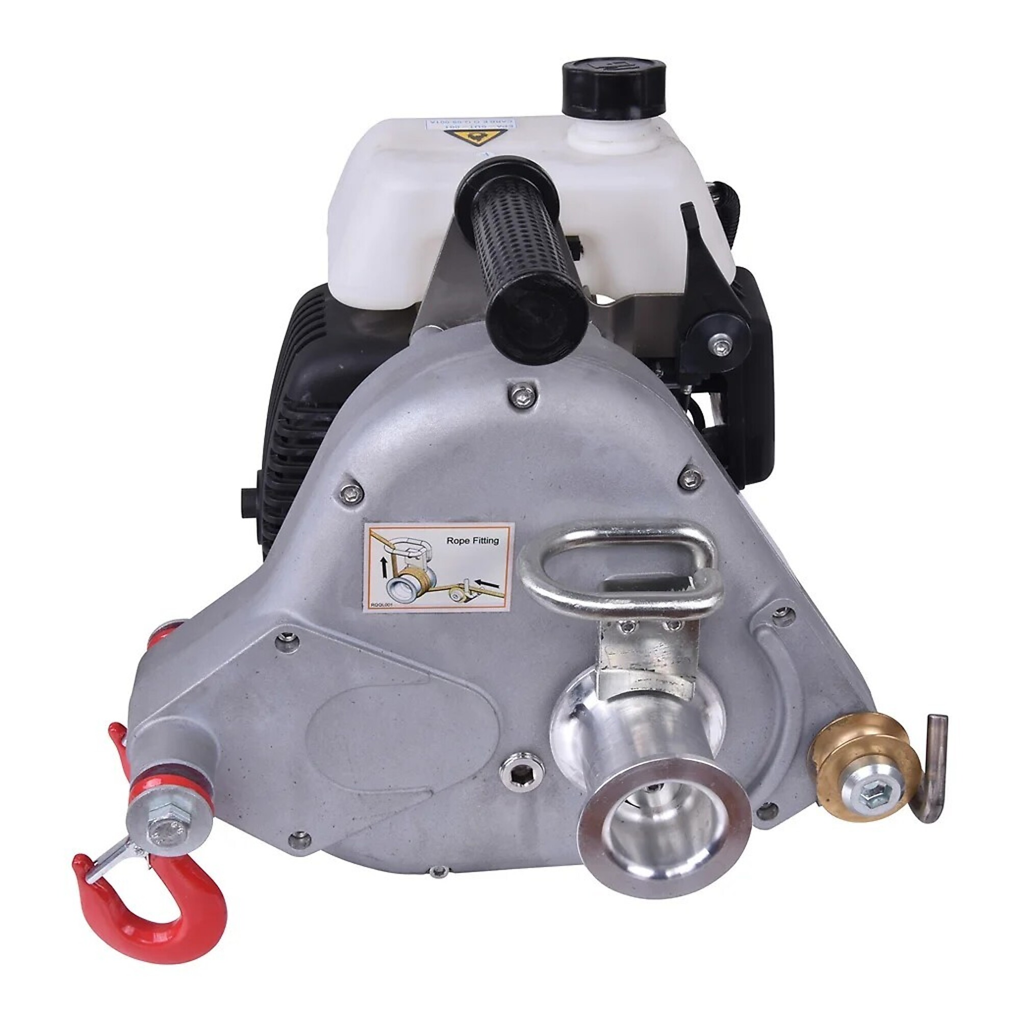 Endurance Portable Gas Powered Winch (Model No. EPGW6) designed to pull with 2,200 lbs consistent power, Capstan Winch, Easy-Start 53cc 4-Cycle Engine, 146:1 Heavy Duty Gear Reduction Technology, 32 ft. Per Minute Line Speed.